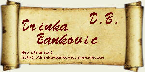 Drinka Banković vizit kartica